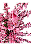 Atom Pembe Bahar Dalı 180 Cm 25x25 Metal Saksı