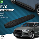 S-Dizayn Audi Q3 8U Evo Siyah Yan Basamak 173 Cm 2011-2018 A+ Kalite