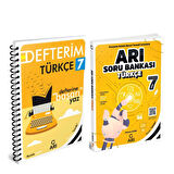 Arı 7. Sınıf Türkçe Defteri ve Soru Bankası Seti 2 Kitap