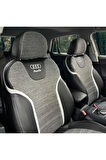 Audi Q2 Araca Özel Oto Koltuk Kılıfı - Keten ve 1.Kalite Deri