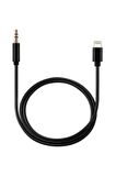 Iphone 7 8 X Xr 11 12 13 Tüm Modellere Uyumlu Lightning To 3.5mm Jack Aux Ses Kablosu