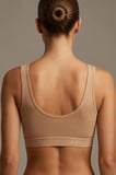 Kalın Askılı Çıkarılabilir Pedli Pamuk Büstiyer Bralet Toparlayıcı Sporcu Atleti Crop Top
