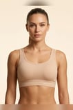 Büyük Beden Kalın Askılı Çıkarılabilir Pedli Fitilli Pamuk Büstiyer Bralet Atlet Spor Sütyen Crop Top Siyah Beyaz Ten