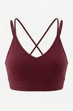Çapraz İp Askılı Çıkarılabilir Pedli Sporcu Sütyeni Bralette
