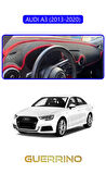 AUDİ A3 (2013-2020)TORPİDO KORUMA HALISI MAVİ KENAR