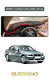 BMW 3 SERİSİ E90 2009-2012TORPİDO KORUMA HALISI GRİ KENAR