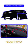 CITROEN  CACTUS 2013+TORPİDO KORUMA HALISI MAVİ KENAR