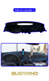 DACIA LOGAN 1TORPİDO KORUMA HALISI MAVİ KENAR