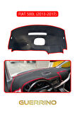 FIAT 500L 2013-2017 Modellerine UygunTORPİDO KORUMA HALISI KIRMIZI KENAR