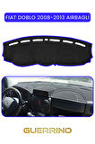 FIAT Doblo 2008-2013  Modellerine Uygun AirbagTORPİDO KORUMA HALISI MAVİ KENAR