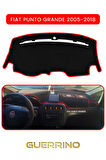 FIAT Punto grande 2005-2018 Modellerine UygunTORPİDO KORUMA HALISI KIRMIZI KENAR
