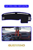 FIAT TIPO 1992-1997 Modellerine Uygun DijitalTORPİDO KORUMA HALISI MAVİ KENAR