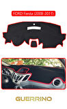 FORD Fiesta (2008-2017)TORPİDO KORUMA HALISI KIRMIZI KENAR