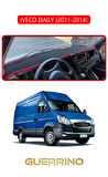 IVECO DAILY 2011-2014TORPİDO KORUMA HALISI KIRMIZI KENAR