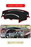 MAZDA 3 2009-2013TORPİDO KORUMA HALISI KIRMIZI KENAR
