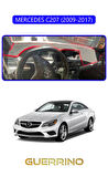 MERCEDES C207 2009-2017TORPİDO KORUMA HALISI MAVİ KENAR
