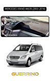 MERCEDES VİANO W639 2003-2014TORPİDO KORUMA HALISI SİYAH KENAR