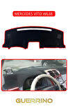 MERCEDES VİTO W638 TORPİDO KORUMA HALISI KIRMIZI KENAR