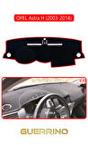 OPEL Astra H (2003-2014)TORPİDO KORUMA HALISI KIRMIZI KENAR