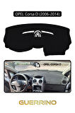 OPEL Corsa D (2006-2014)TORPİDO KORUMA HALISI SİYAH KENAR