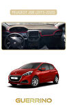 PEUGEOT 208 (2015-2020)TORPİDO KORUMA HALISI BEJ KENAR