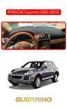 PORSCHE Cayenne (2002-2010) - (955 / 957; )TORPİDO KORUMA HALISI KIRMIZI KENAR