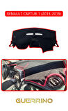 RENAULT CAPTUR 1 (2013-2019)TORPİDO KORUMA HALISI KIRMIZI KENAR