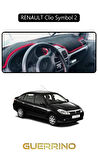 RENAULT Clio Symbol 2TORPİDO KORUMA HALISI SİYAH KENAR