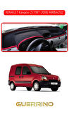 RENAULT Kangoo-2 (1997-2008) AIRBAGSIZTORPİDO KORUMA HALISI KIRMIZI KENAR
