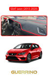 SEAT Leon (2013-2020)TORPİDO KORUMA HALISI KIRMIZI KENAR