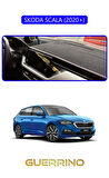 SKODA SCALA - KAMIQ 2020+TORPİDO KORUMA HALISI MAVİ KENAR