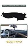 TOYOTA Corolla (1991-1997) - EFSANE TORPİDO KORUMA HALISI GRİ KENAR