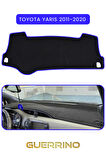 TOYOTA Yaris (2011-2020) TORPİDO KORUMA HALISI MAVİ KENAR