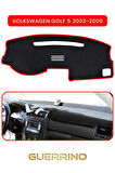 VOLKSWAGEN Golf 5 (2003-2009)TORPİDO KORUMA HALISI KIRMIZI KENAR