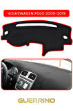 VOLKSWAGEN Polo (2009-2019)TORPİDO KORUMA HALISI KIRMIZI KENAR