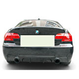 Bmw E92 2007-2012 M Performance Difüzör (Plastik)(Boyasız)