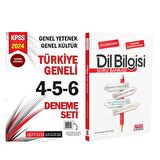 Pegem 2024 KPSS Lisans Türkiye Geneli 4-5-6 Deneme ve AKM Dil Bilgisi Soru Bankası Seti