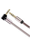 Metal Başlık TPE Kablo 3.5mm Aux Kablo 1 Metre Renkli