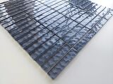 Mutfak Tezgah Arası İç ve Dış Kaplama Dekorasyon Uygulamaları Için 15X73X6 mm Kristal Cam Mozaik