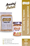 Activella Şekersiz Fındık Ezmesi 320gr %100 Fındıklı + Kıyılmış İç Fındık 500gr