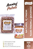Activella Şekersiz Fındık Ezmesi 320gr %100 Fındıklı + Natürel İç Fındık 500gr