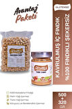 Activella Şekersiz Fındık Ezmesi 320gr %100 Fındıklı + Kavrulmuş İç Fındık 500gr