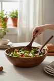 akayev akasya 2li salata kaşık seti