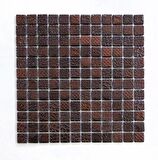 Yaşam alanlarının tüm yüzeyleri için Cam Mozaik. Cam ölçüleri: 25x25 mm. File ölçüsü: 31.5x31.5 cm. ( 1 Koli = 10 File Karo = 1 m2 Fiyatıdır )