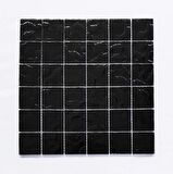 Mutfak tezgah arası Kristal Cam Mozaik. Cam ölçüleri: 48x48x6 mm. File ölçüsü: 30x30 cm. ( 1 Koli = 11 File Karo = 1 m2 Fiyatıdır )