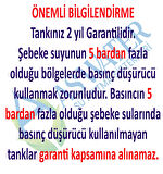 Su Arıtma Cihazı Çelik Su Tankı 3.2 Galon 12lt Tank