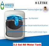 Su Arıtma Cihazı Çelik Su Tankı 2.2 Galon 8lt Tank