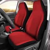 Renault Fluence Araca Özel Oto Koltuk Kılıfı PRO - Baskısız - Kırmızı ( Yeni Tasarım - Yeni Fit Kalıp )