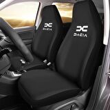 Dacia Duster  Araca Özel Oto Koltuk Kılıfı PRO - Siyah Yeni Logolu ( Yeni Tasarım - Yeni Fit Kalıp )