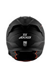 AXXIS HAWK SV EVO SOLID A1 MATT BLACK(BİR BEDEN BÜYÜK SİPARİŞ VERİNİZ)